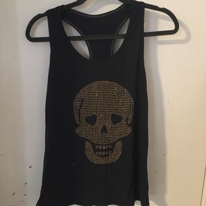 Bia Brazil Black Skull Tank